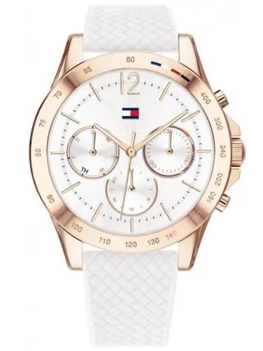 Tommy Hilfiger Haven Damenuhr 1782199 - Elegante Silikonarmbanduhr - Damenuhren mit Quarzwerk und 5 BAR Wasserdichtigkeit, ideal für den Alltag und besondere Anlässe. Hochwertige Materialien und modernes Design für einen stilvollen Auftritt.