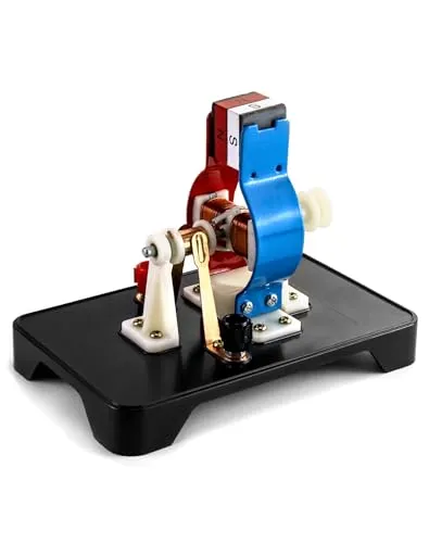 QWORK® Elektromotor Kit 3V - 6V - Ideal für Schulen und Labore: Dieses Elektromotor Kit fördert das Lernen durch praktische Experimente und ist für Spannungen von 3V bis 6V geeignet. Einfach zu montieren und sofort einsatzbereit!