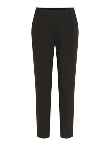 Vila Anzughose VIVARONE HW SLIM PANT - NOOS schwarz 36 - Stoffhose in Slim Fit, elastisch und pflegeleicht, ideal für modische Looks im Büro oder Freizeit.