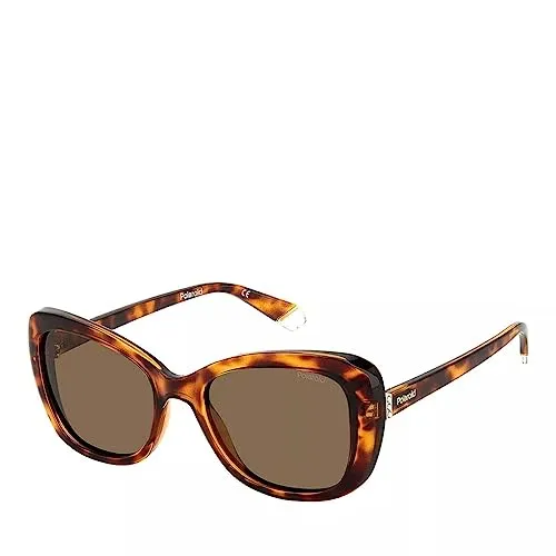 Polaroid Unisex PLD 4132/s/x Sunglasses, 086/SP Havana, 53