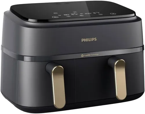 Philips Series NA352 04 Airfryer - 3000 Watt, mit zwei Körben für gleichzeitiges Frittieren und gesunde Mahlzeiten