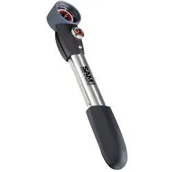 SKS GERMANY Luftpumpe SAM - Kompakte Dämpferpumpe mit Manometer - Luftpumpen: Hochwertige Dämpferpumpe mit integriertem Manometer, max. Druck 25 bar, ideal für präzise Luftdruckeinstellungen und tourentauglich.