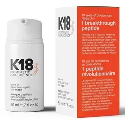 K18 Leave-In Molec.Repair Hair Mask 50 ml - Haarmaske zur Reparatur chemisch geschädigter Haare, für weiches und geschmeidiges Haar