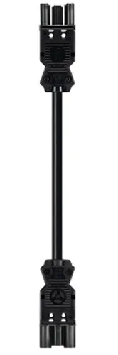 Wieland Verlängerung GST18I3K1BS 50 cm Verlängerung Kabel Leitung schwarz