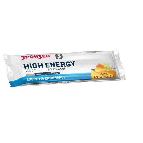 SPONSER HIGH ENERGY BAR Aprikose-Vanille 15-020