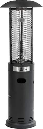 Primaster Gas Terrassen-Feuersäule Arenal 183 cm, max. 11 kW - Heizstrahler für gemütliche Abende im Freien, mit leistungsstarker 11 kW Heizleistung und stilvollem Design.