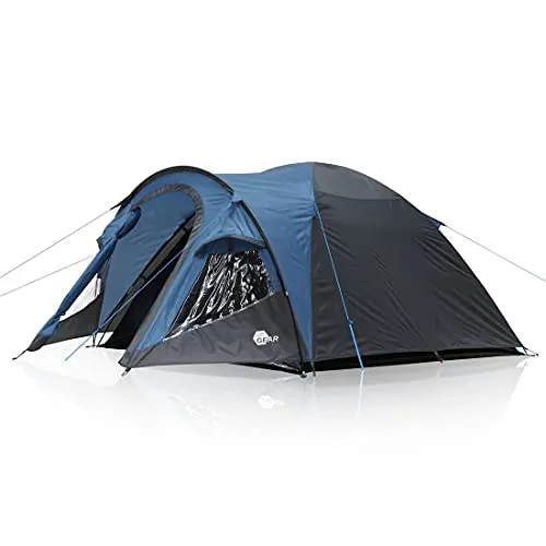 yourGEAR Kuppelzelt Matera für 3 Personen - Wasserdichtes Kuppelzelt mit 3000 mm Wassersäule, ideal für Camping-Abenteuer und Outdoor-Aktivitäten.