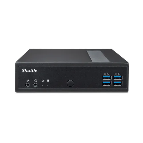 SHUTTLE Barebone XPC slim DL30N N100 - Mini-PC mit Intel N100 Prozessor, 4 Kerne, 3,4 GHz Boost und VESA-Halterung für platzsparende Lösungen