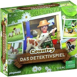 Playmobil 70763 - Country - Das Detektivspiel - Playmobil Country - Spannendes Detektivspiel für Kinder, bei dem sie Rätsel lösen, um die vermissten Hoftiere zu finden. Ideal für kreative Abenteuer!