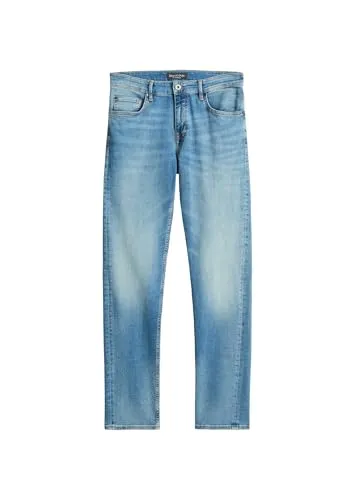 Marc O'Polo Herren B21919312132 Jeans, Blau, 32W/34L EU - Premium Jeans im Shaped Fit, aus 98% Bio-Baumwolle für hohen Tragekomfort und Bewegungsfreiheit. Vielseitig kombinierbar für elegante und lässige Looks.