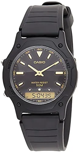 Herren Uhr Casio AW-49HE-1A - Schwarz