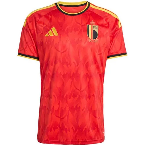 ADIDAS Herren Trikot Belgien 2026 Replika Heim - Stylisches Fußballtrikot für Fans und Spieler, inspiriert von der RBFA. Mit Climacool Technologie für optimalen Tragekomfort und Bewegungsfreiheit. Hochwertige Verarbeitung mit Vereinslogo und adidas Logo.