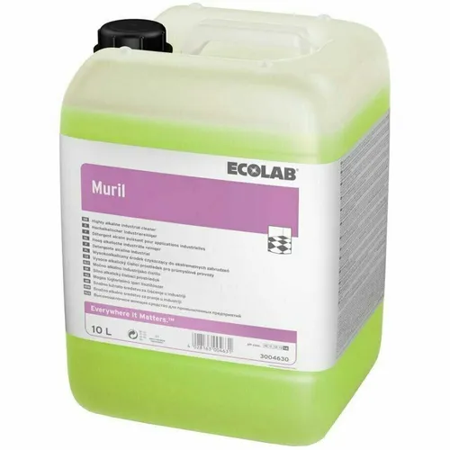 Ecolab Muril 10 Liter Schmutzbrecher Industriereiniger - Industriereiniger mit 10 L Volumen, ideal für die gründliche Reinigung von starken Verschmutzungen in Industrie und Gewerbe.