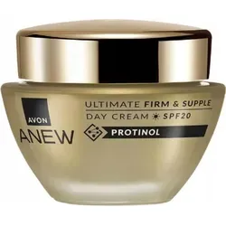 AVON Anew Ultimate Straffende Tagescreme mit Protinol SPF 20 - Hochwirksame Tagescreme mit Protinol und SPF 20, die die Haut strafft und schützt. Ideal für alle Hauttypen, zieht schnell ein und sorgt für ein frisches Hautgefühl.