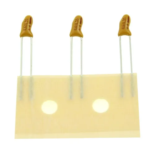 20x Tantal Kondensator Radial 0,68µF 35V 125°C Vishay 489D684X0035B2AE3 0,68uF