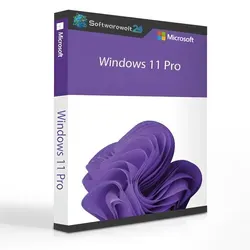 Windows 11 Pro | EN | 64-Bit | Multilingual - Betriebssystem für professionelle Anwender: Windows 11 Pro bietet verbesserte Sicherheit, eine überarbeitete Benutzeroberfläche und Funktionen wie Azure Active Directory Join zur effizienten IT-Integration.