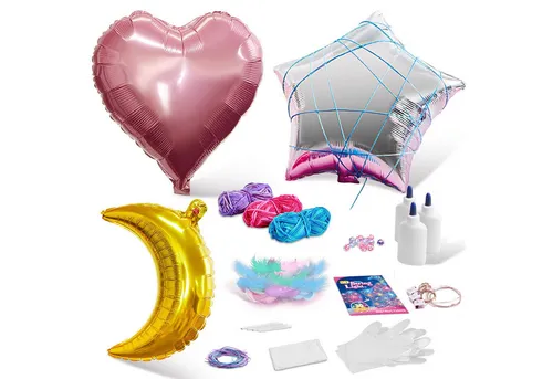 Klever Kits 3D-Fadenkunst-Set für Kinder - Malsets für Kinder: Kreatives Bastelset für Kinder von 8 bis 12 Jahren mit 30 bunten LED-Lichtern, ideal für individuelle Laternen und fördert Kreativität und motorische Fähigkeiten.