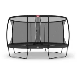 BERG Trampolin Grand Elite Regular 520 Grey mit Sicherheitsnetz Deluxe XL - Großes ovales Trampolin (520 x 345 cm) mit AirFlow Pro Sprungtuch und langlebigem UV-Schutz. Ideal für grenzenlosen Spaß im Garten – geeignet für Kinder ab 6 Jahren und bis 120 kg belastbar.