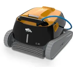 Dolphin E30 Poolroboter mit PVC Bürste - Poolzubehör: Der vollautomatische Dolphin E30 reinigt Boden, Wände und Wasserlinien mühelos, ideal für Becken bis 12 x 6 m und bietet ein hervorragendes Preis-Leistungs-Verhältnis.