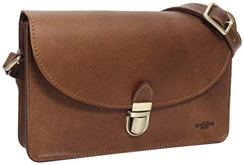Gusti Leder Damen Handtasche aus echtem Zoey – Umhängetasche für Damen, Vintage Design, Crossbody Tasche, elegant & robust, viel Stauraum, Alltag & Abend