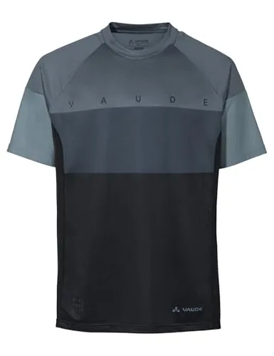 Vaude Herren Moab VI Radtrikot XL, grau - Radtrikot für Herren mit atmungsaktiven Mesh-Einsätzen, ideal für spannende Mountainbike-Trails