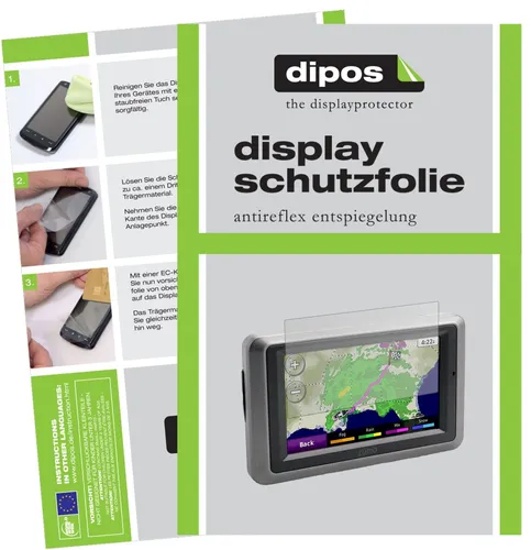 3x Schutzfolie für Garmin zumo 660 LM matt Displayschutzfolie Display Schutz