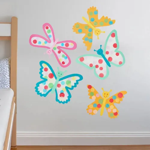 Bastelset - Erstes Kleben Schmetterlinge für kreative Köpfe - Entdecken Sie das Bastelset - Erstes Kleben Schmetterlinge. Ideal für Kinder, fördert die Kreativität und sorgt für viel Spaß beim Basteln.