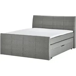 Boxspringbett Bonny in Grau – Komfortabel & Stilvoll - Das Boxspringbett Bonny in Grau bietet hohen Schlafkomfort und stilvolles Design. Maße: 188 cm Breite, 124 cm Höhe. Ideal für erholsame Nächte und modernes Wohnen. Jetzt 10€ Willkommens-Gutschein sichern!