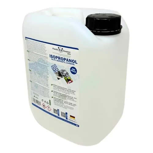 PANDACLEANER® Isopropanol 5000ml - Effektiver Reinigungsalkohol für Haushalt & Industrie - Hochwirksamer Isopropanol von PANDACLEANER für eine gründliche Reinigung ohne Rückstände. Ideal für Glas, Elektronik und mehr. Praktische Dosierflasche für einfache Anwendung.