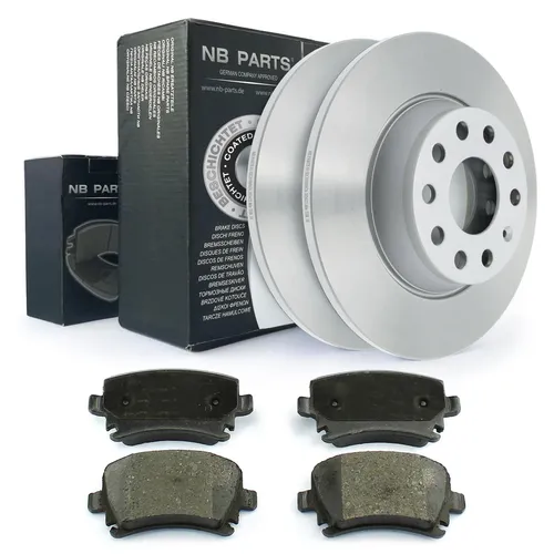 Bremsscheiben Bremsbeläge hinten 282 für Audi A3 8P1 8P7 8PA für PR-Nr. 1KZ 1KJ