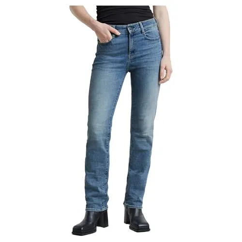 G-STAR Damen Strace Straight Jeans, Blau (Sun Faded Niagara D23951-C051-D898), 26W / 30L