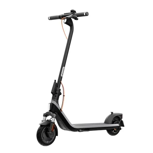 Segway E2 Plus II Elektroroller 500 W Schwarz - E-Scooter mit 25 km/h Höchstgeschwindigkeit, 10200 mAh Batterie und IPX4 Schutz. Ideal für technikbegeisterte Pendler, die umweltfreundlich unterwegs sein wollen.