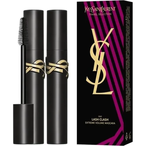 Yves Saint Laurent Ysl Mascara Lash Clash Extreme Volume Duo 2*8 ml - Schwarz - Entdecken Sie das Yves Saint Laurent Mascara Lash Clash Duo für intensiven Volumen-Effekt. Ideal für einen dramatischen Look, verleiht es Ihren Wimpern Fülle und Schwung.