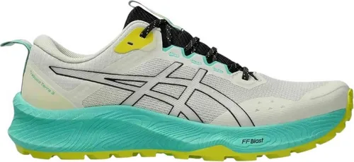 Asics Trabuco Terra 3 Herren Laufschuhe - Gris/Argent - 42.5 - Erlebe Abenteuer im Gelände mit den ASICS Trabuco Terra 3 Herren Laufschuhen! Robuste Sohle für optimalen Grip und Komfort auf Trails.