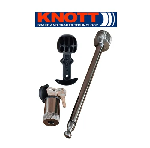 KNOTT Original Diebstahlsicherung für KS25, KS30, KS35 mit KSB50 - Diebstahlschutz für Anhänger, bietet zuverlässige Sicherheit mit präziser Passform und einfacher Montage, schützt vor unbefugtem Zugriff.