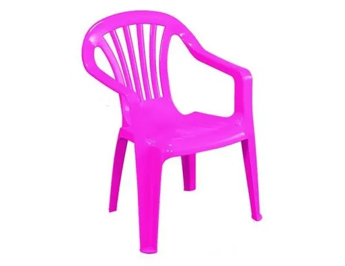 Kindersessel Pink - Wetterfester Stapelsessel aus Vollkunststoff - Der pinke Kindersessel ist leicht, stapelbar und ideal für drinnen und draußen. Mit bequemen Armlehnen und einfacher Reinigung ist er perfekt für Kinder ab 10 Monaten.