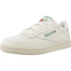 REEBOK CLUB C 85 VINTAGE Beige - Weiß - 40 - Sneaker mit hochwertigem Leder-Obermaterial für besten Tragekomfort und zeitlosen Stil, ideal für den Alltag.