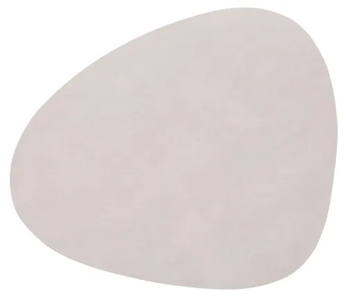 LIND DNA Tischset Curve L Oyster White 37 x 44 cm - Elegantes Tischset aus nachhaltigem Material, ideal für stilvolle Tischdekoration und täglichen Gebrauch. Pflegeleicht und langlebig.