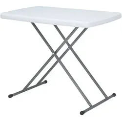 Klapptisch Nara - Vielseitig, Stabil und Platzsparend - Camping-Möbel mit wetterfester Tischplatte, höhenverstellbar von 33 bis 76 cm und ideal für Innen- und Außenbereich. Leicht klappbar und transportabel, perfekt für jede Gelegenheit.