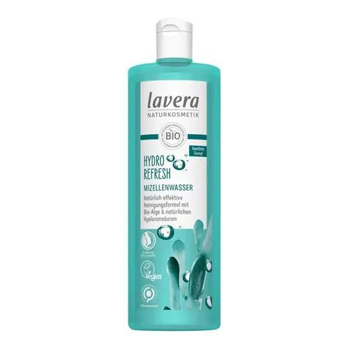 LAVERA Hydro Refresh Mizellenwasser 400 ml - Sanfte Gesichtsreinigung mit LAVERA Hydro Refresh Mizellenwasser für frische und klare Haut. Ideal für die tägliche Anwendung und entfernt Make-up mühelos.