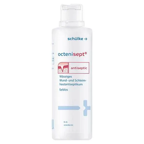 Octenisept Lösung - Arzneimittel zur Wunddesinfektion, schmerzfrei anwendbar und ideal für Säuglinge. Schützt effektiv vor Infektionen und fördert die Wundheilung.