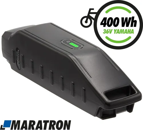 Maratron Ersatz-Akku 36V 11Ah für Yamaha Rahmenakku - Elektrofahrradteile, leistungsstarker Lithium-Ionen Akku mit 11Ah für lange Fahrten und optimale Leistung, kompatibel mit verschiedenen Yamaha Modellen.