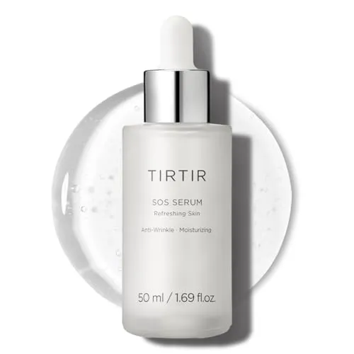 TIRTIR SOS Face Serum 50ml – Anti-Aging und Feuchtigkeitspflege - Anti-Faltenprodukt mit Hyaluronsäure für straffere Haut. Ideal für alle Hauttypen und vegan. Perfekt für die tägliche Pflege von Gesicht, Hals und Dekolleté.