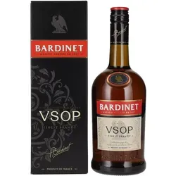 Bardinet VSOP Finest Brandy 36% Vol. 0,7l Geschenkbox - Exzellenter Weinbrand in eleganter Geschenkbox, ideal für besondere Anlässe. Genieße die harmonische Kombination aus Karamell und Trockenfrüchten, perfekt für puren Genuss oder als Begleiter zu feinen Desserts.