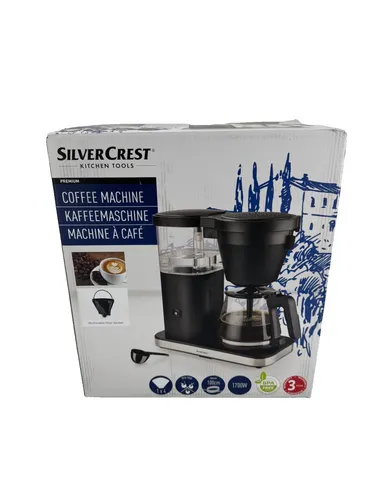 SILVERCREST® KITCHEN TOOLS Kaffeemaschine »Brew-Buddy«, 1700 W - Eismaschinen für bis zu 10 Tassen, mit herausnehmbarem Filterhalter und Tropfstoppfunktion. Ideal für Kaffeeliebhaber, die Wert auf praktische Handhabung legen.