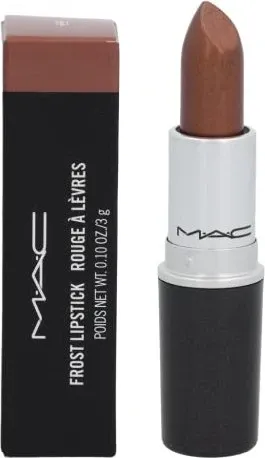 MAC Cosmetics Frost Lipstick Farbton “O” - Langanhaltender Lippenstift mit Glanz - Lippenstifte für Damen, 3 g. Dieser hochpigmentierte Lippenstift bietet langanhaltende Farbe und beeindruckenden Glanz, ideal für jeden Anlass – von Meetings bis Partys!