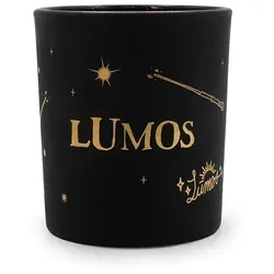 Harry Potter Duftkerze "Harry Potter Lumos" in Schwarz - 135 g
