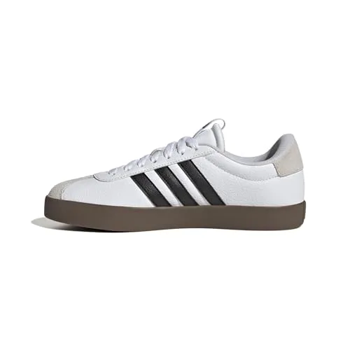 Adidas VL Court 3.0 - Weiss - Sneaker mit hochwertigem Wildleder-Obermaterial für luxuriösen Komfort und Atmungsaktivität, ideal für den täglichen Gebrauch und Freizeitaktivitäten.