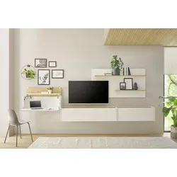 Büromöbel-Set "CiTY/GiRON", (Set, 4 tlg.), Home Office, Weiss B/H/T: 350 cm x 180 cm x 30 cm