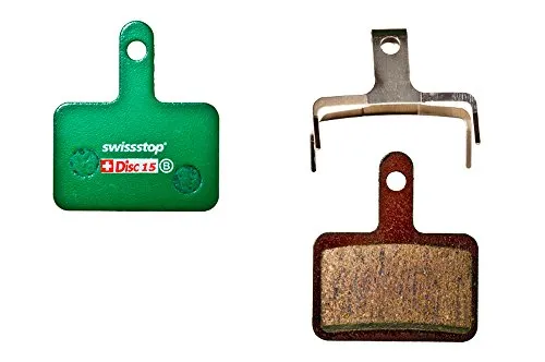 swissstop Disc 15 - Hochleistungsbremsbeläge für Shimano, Quad, Tektro, TRP - Hochwertige organische Bremsbeläge für eine zuverlässige Bremsleistung und einfache Montage. Ideal für Fahrradbremsenteile.